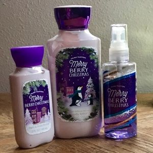 BATH AND BODY WORKS MERRY BERRY CHRISTMAS!
